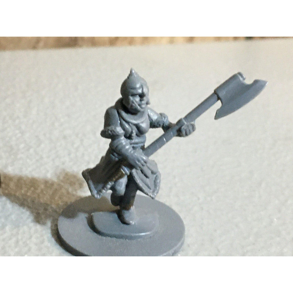 A32503 UNKNOWN PLASTIC MINIATURES MISS BASES HUMAN WARRIOR SOLDIER