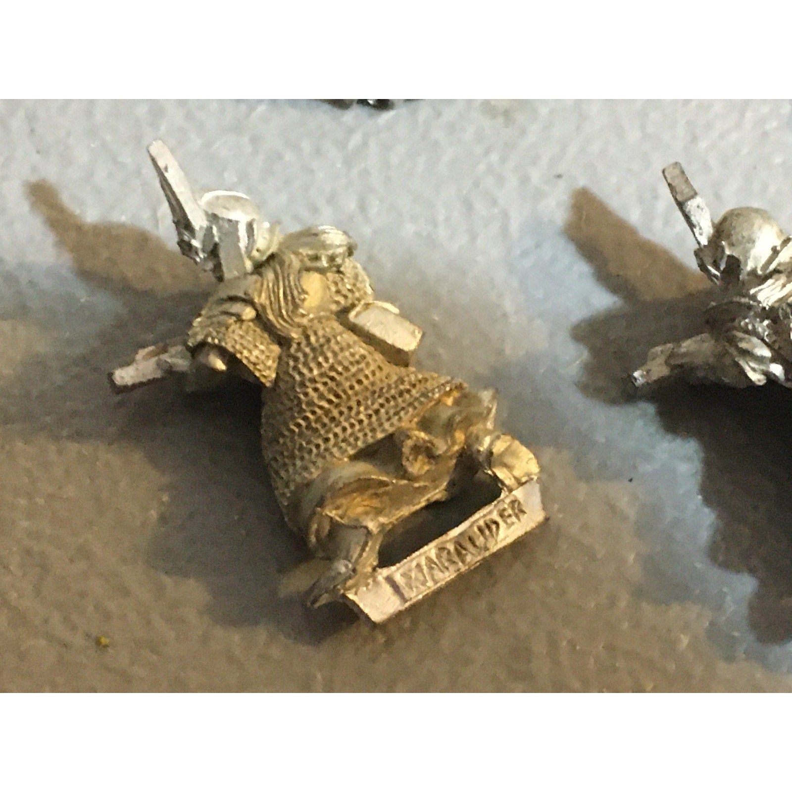 A31494 WARHAMMER FANTASY MARAUDER METAL DARK ELVES CROSSBOWMEN 3 PK MISS 1 XBOW