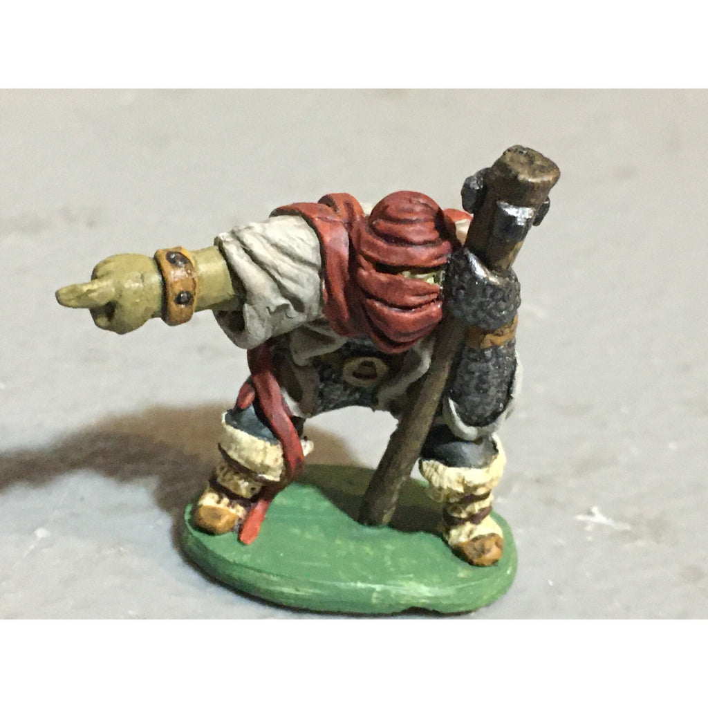 A10081 CITADEL PRE SLOTTA METAL RARE OOP ORC WARRIORS 2 PK WARHAMMER PAINTED