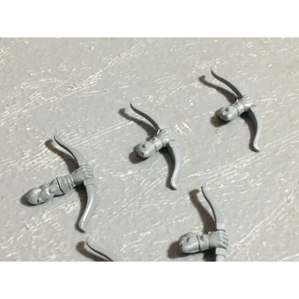A22633 WARHAMMER FANTASY ORCS & GOBLINS BITS LOT GOBLIN ARCHER BOWS GW OLD WORLD