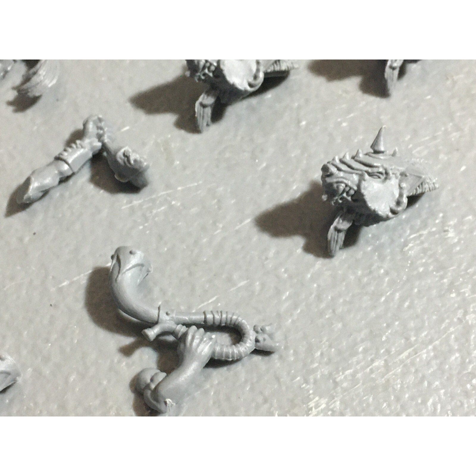 A22631 WARHAMMER FANTASY ORCS & GOBLINS BITS LOT GOBLIN WOLF RIDER ARMS GW