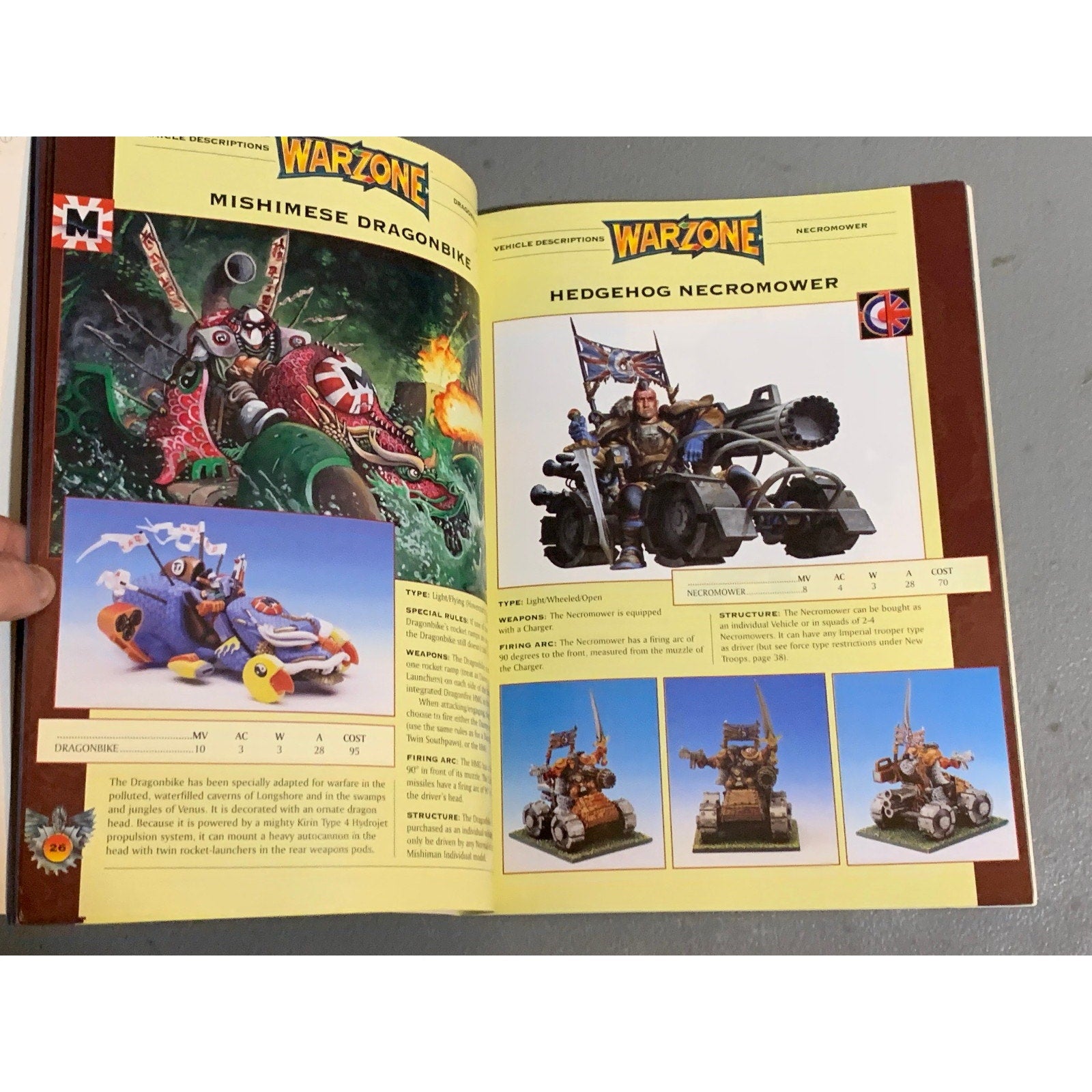 A31649 WARZONE MUTANT CHRON HHG ARMY BOOK PLAYED COMPENDIUM VOL. 2 BEASTS OF WAR