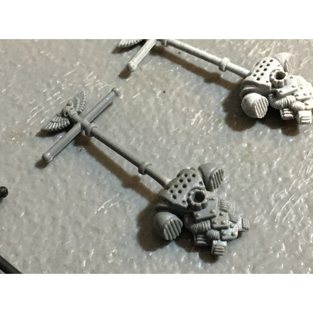 A23237 WARHAMMER 40K SPACE MARINES ROGUE TRADER BITS LOT BACKPACKS W POLES GW