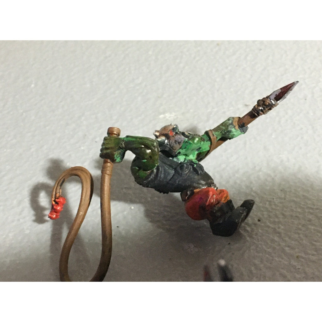 A22142 WARHAMMER FANTASY ORCS & GOBLINS BOAR CHARIOT CREW LOT SOME INCOMPLETE GW