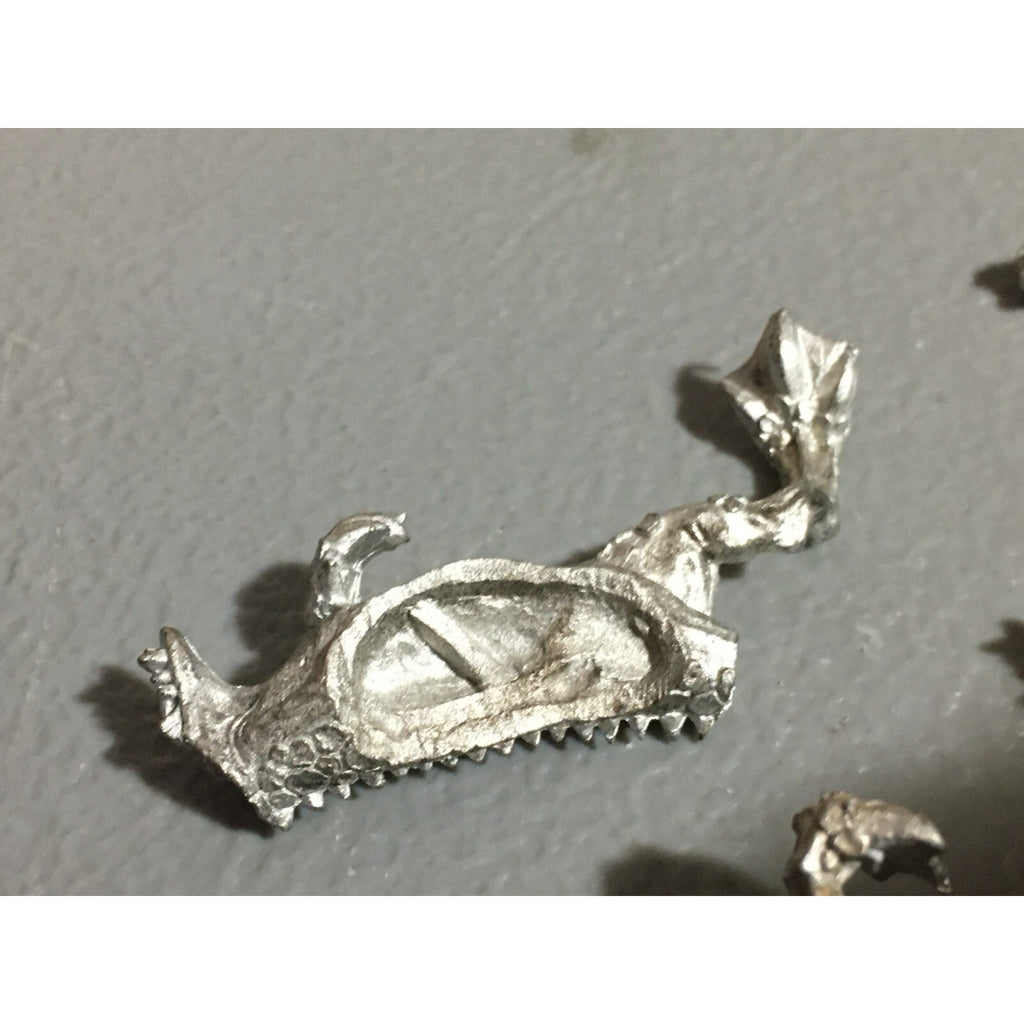 A20382 WARHAMMER FANTASY DARK ELVES METAL COLD ONE 2 PK INCOMPLETE
