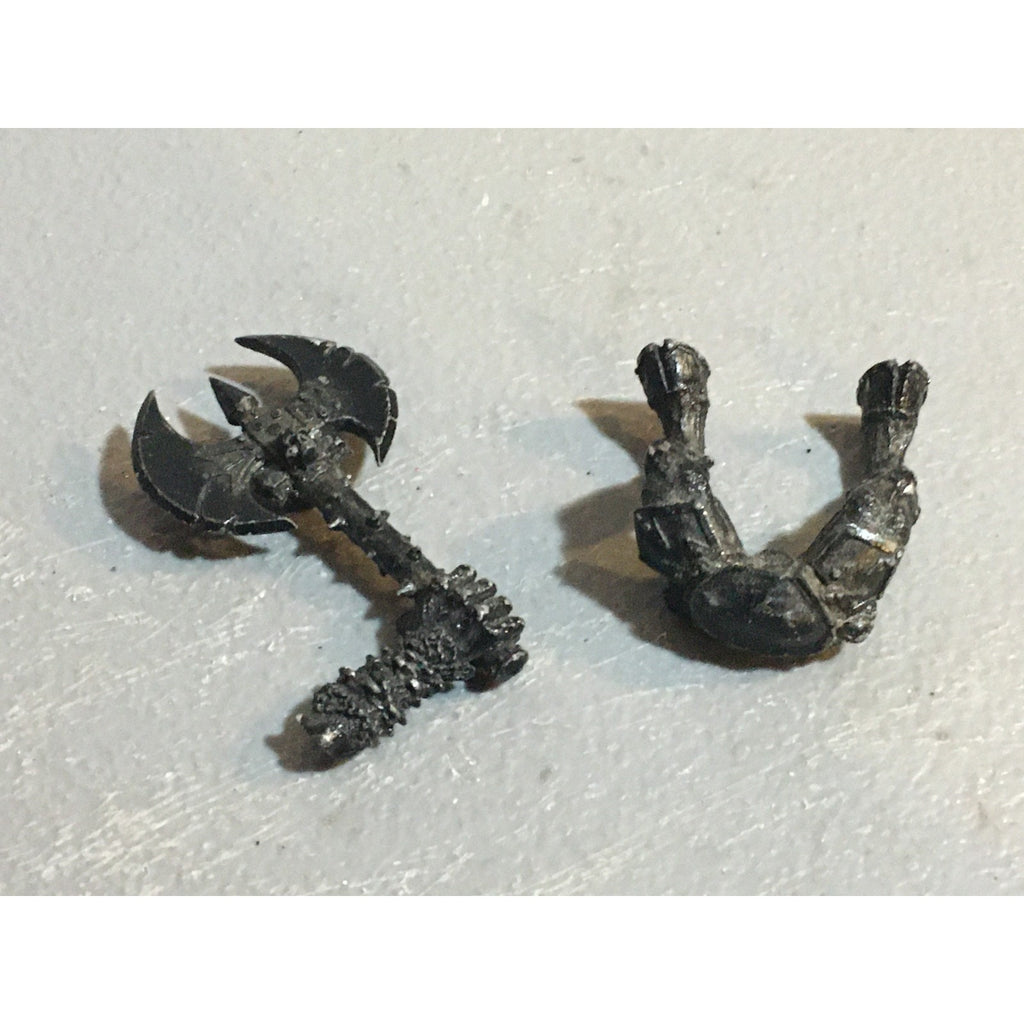 A29244 WARHAMMER 40K CHAOS DAEMONS METAL 6TH EDITION LEGS & AXE BLOODTHIRSTER