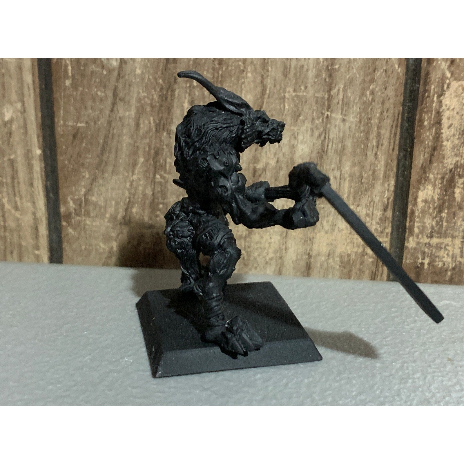 A16413 RACKHAM CONFRONTATION METAL OOP WOLFEN ZOMBIE W CARD
