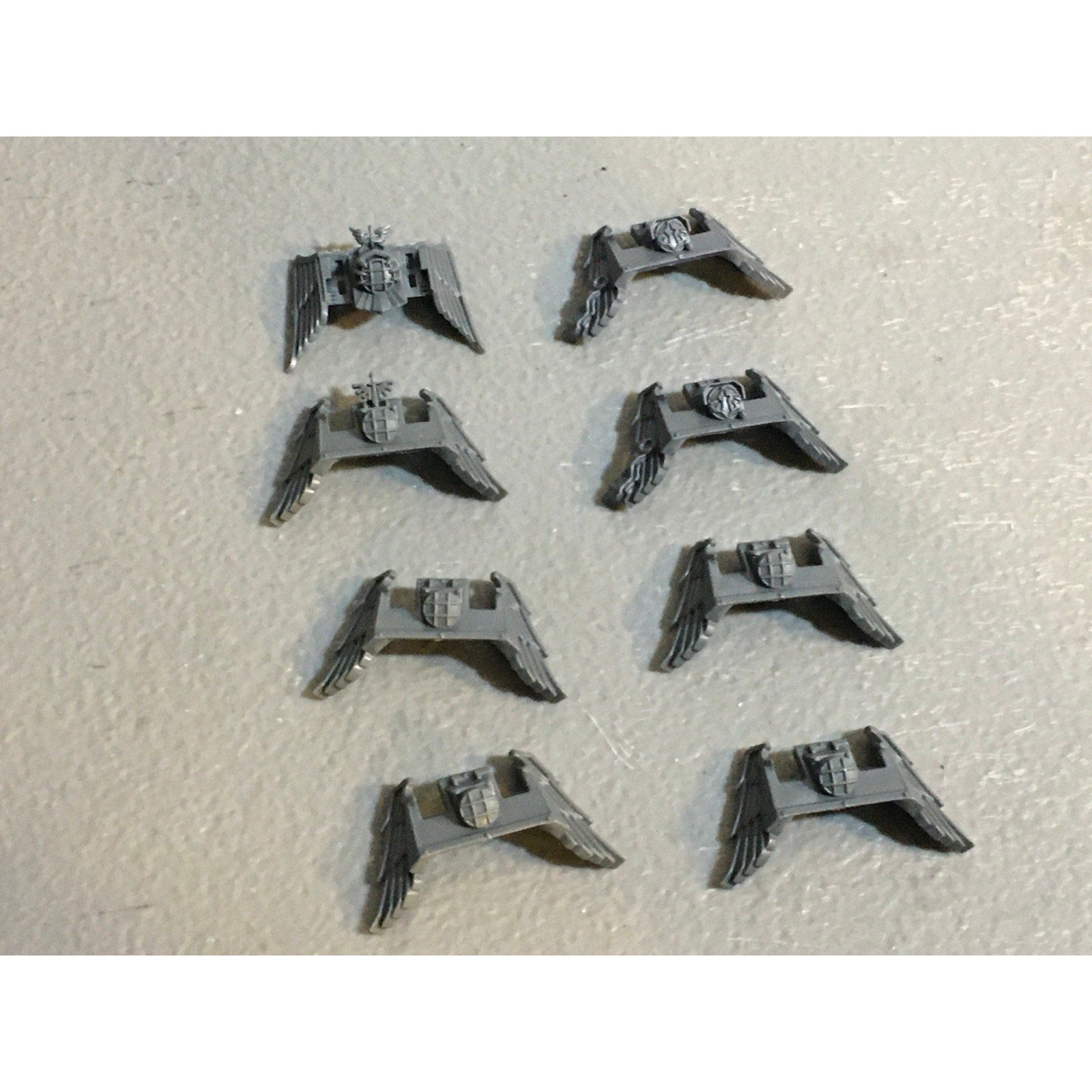 A29405 WARHAMMER 40K SPACE MARINES DARK ANGELS BITS LOT BIKE FRONT PLATES GW