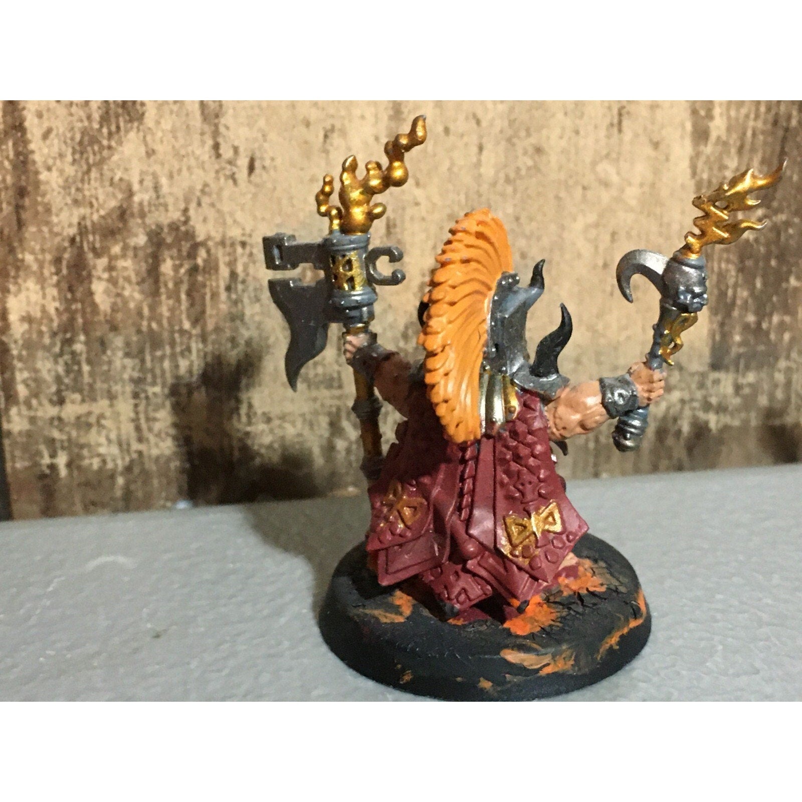 A20171 WARHAMMER FANTASY AOS FYRESLAYERS RUNESMITER PAINTED GAMES WORKSHOP