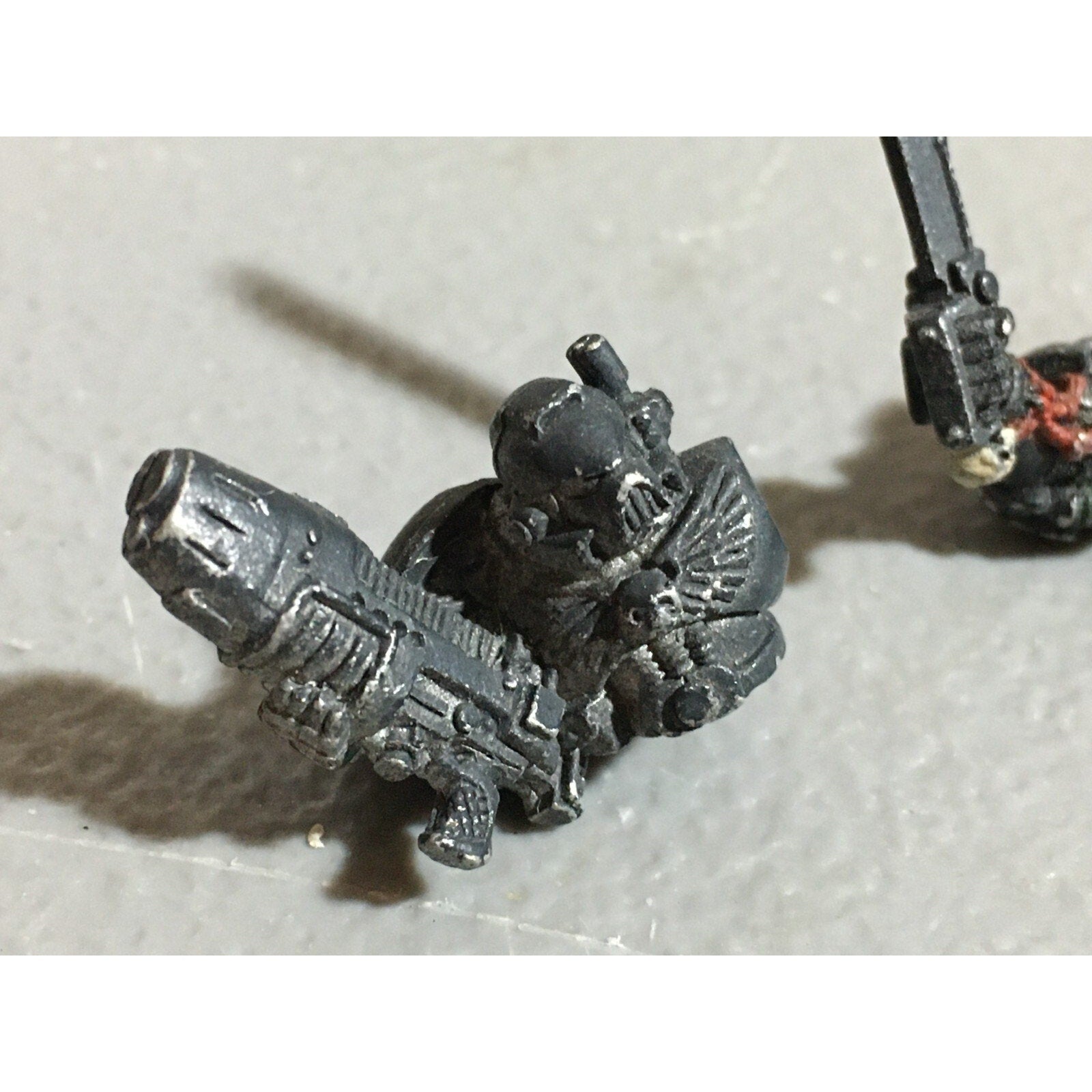 A21011 WARHAMMER 40K SPACE MARINES METAL BIKE BIKER CAPTAIN BROTHER TORSO PLASMA