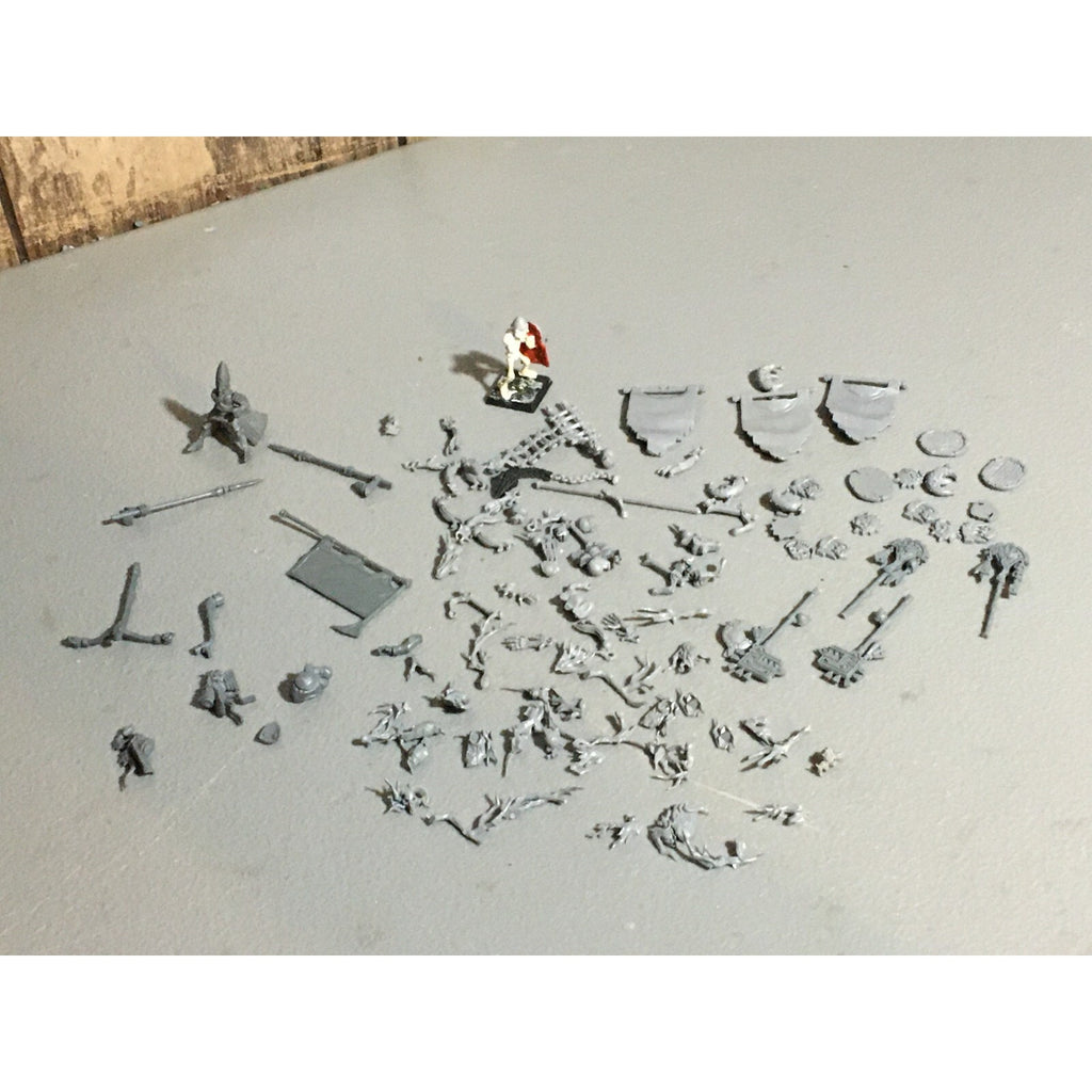 A20847 WARHAMMER FANTASY BITS LOT MIXED HIGH ELVES SKELETONS DRYADS ORCS