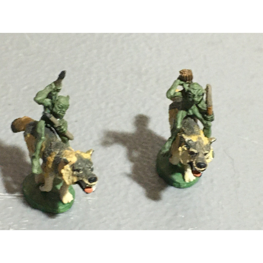A10112 CITADEL PRE SLOTTA METAL RARE OOP PAINTED GOBLIN WOLF RIDERS