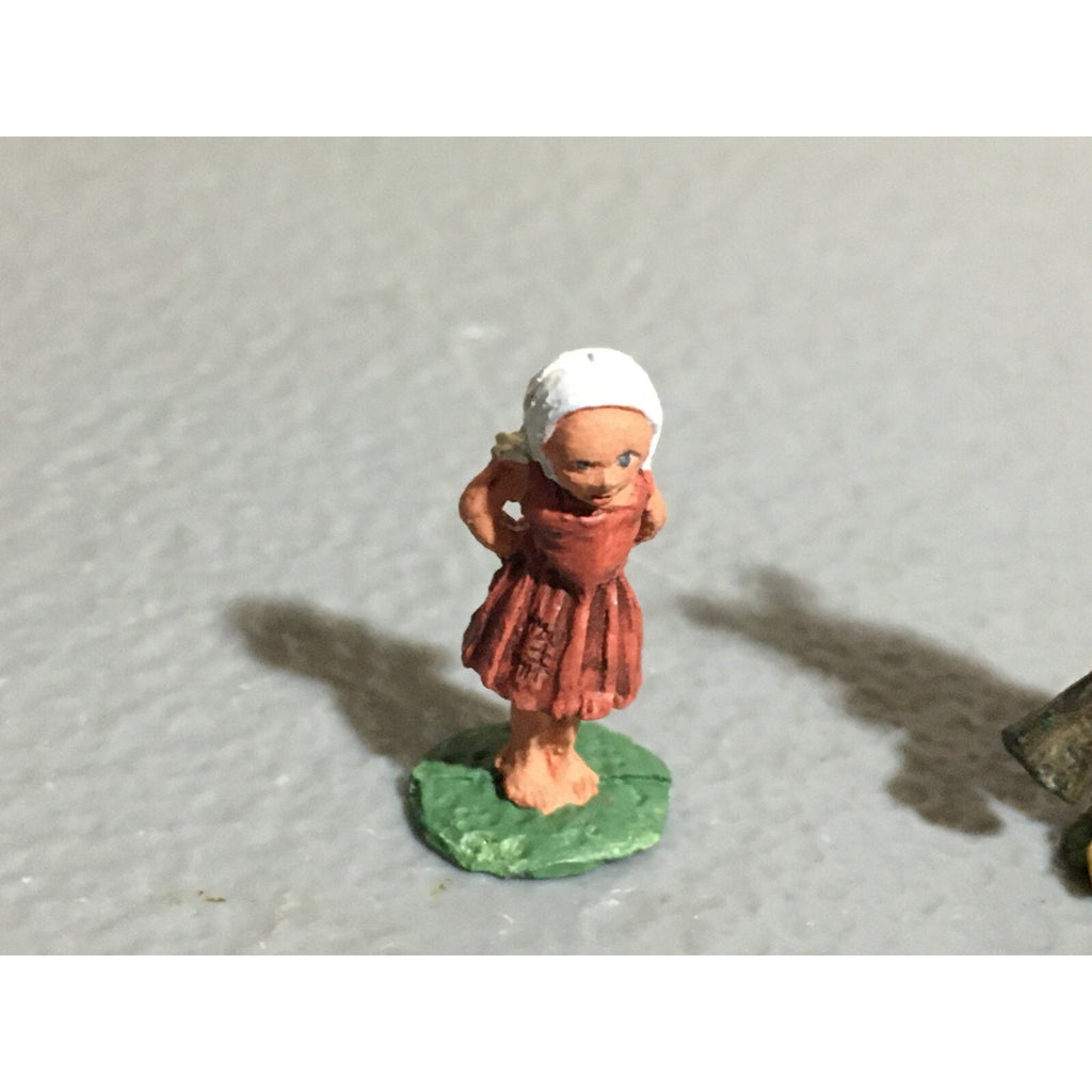 A9850 CITADEL PRE SLOTTA METAL RARE OOP PAINTED HUMAN JESTER & CHILD