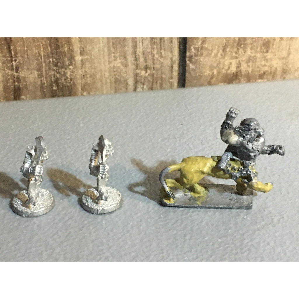 A29777 RAL PARTHA METAL LOT LION CENTAUR & INCOMPLETE AUTOMATON 2 PK FANTASY