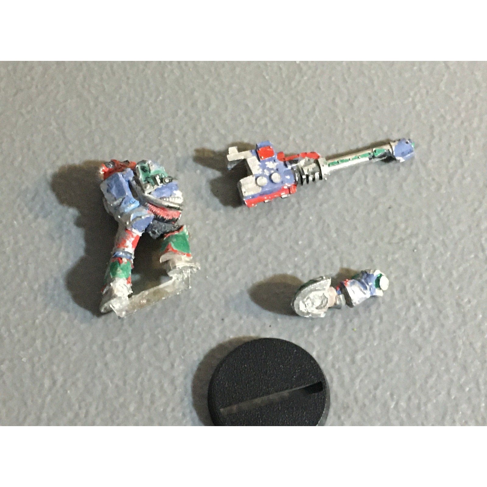 A31168 WARHAMMER 40K CHAOS SPACE MARINES METAL HAVOC W LASCANNON GW