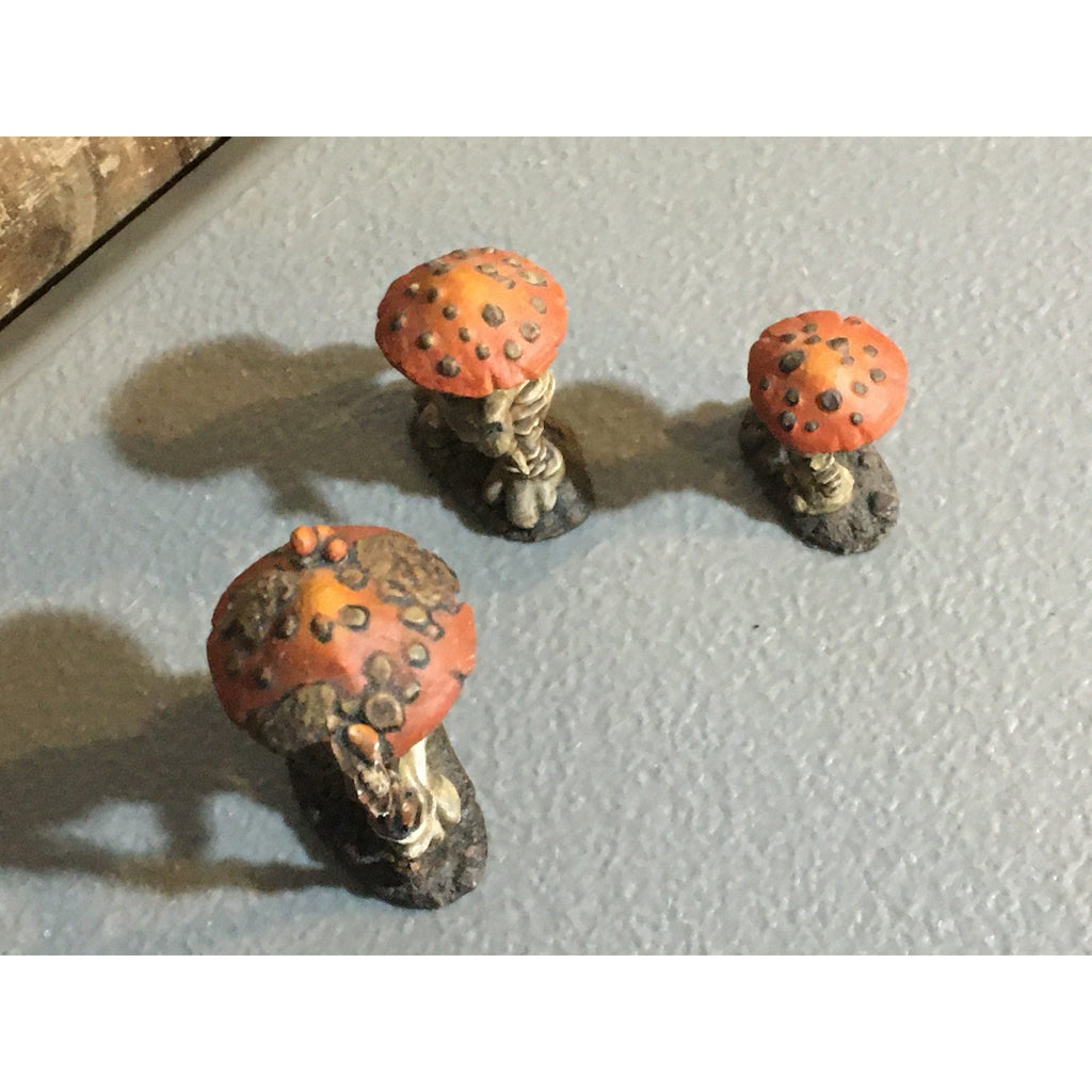 A30877 REAPER MINIATURES DARK HEAVEN MUSHROOM MEN & KING PAINTED MYCONIDS
