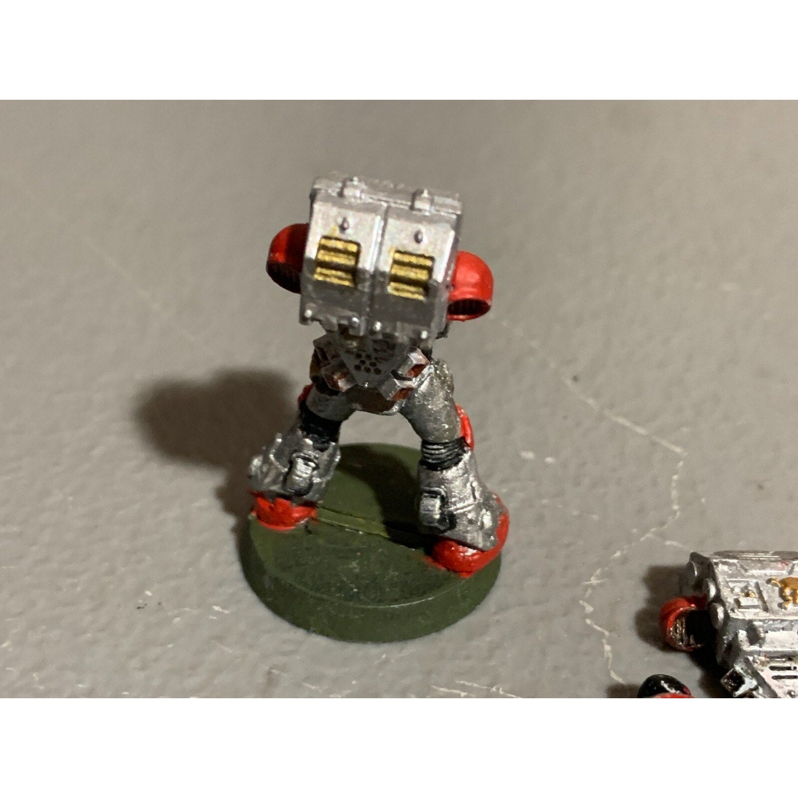 A23309 WARHAMMER 40K SPACE MARINES METAL BITS LOT HEAVY DARK ANGELS SHOULDER PAD