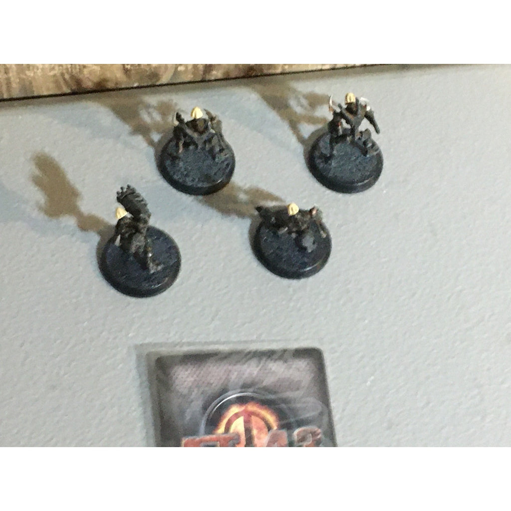 A33513 RACKHAM AT-43 THERIAN STORM GOLEMS 4 PK MINIATURES W CARD