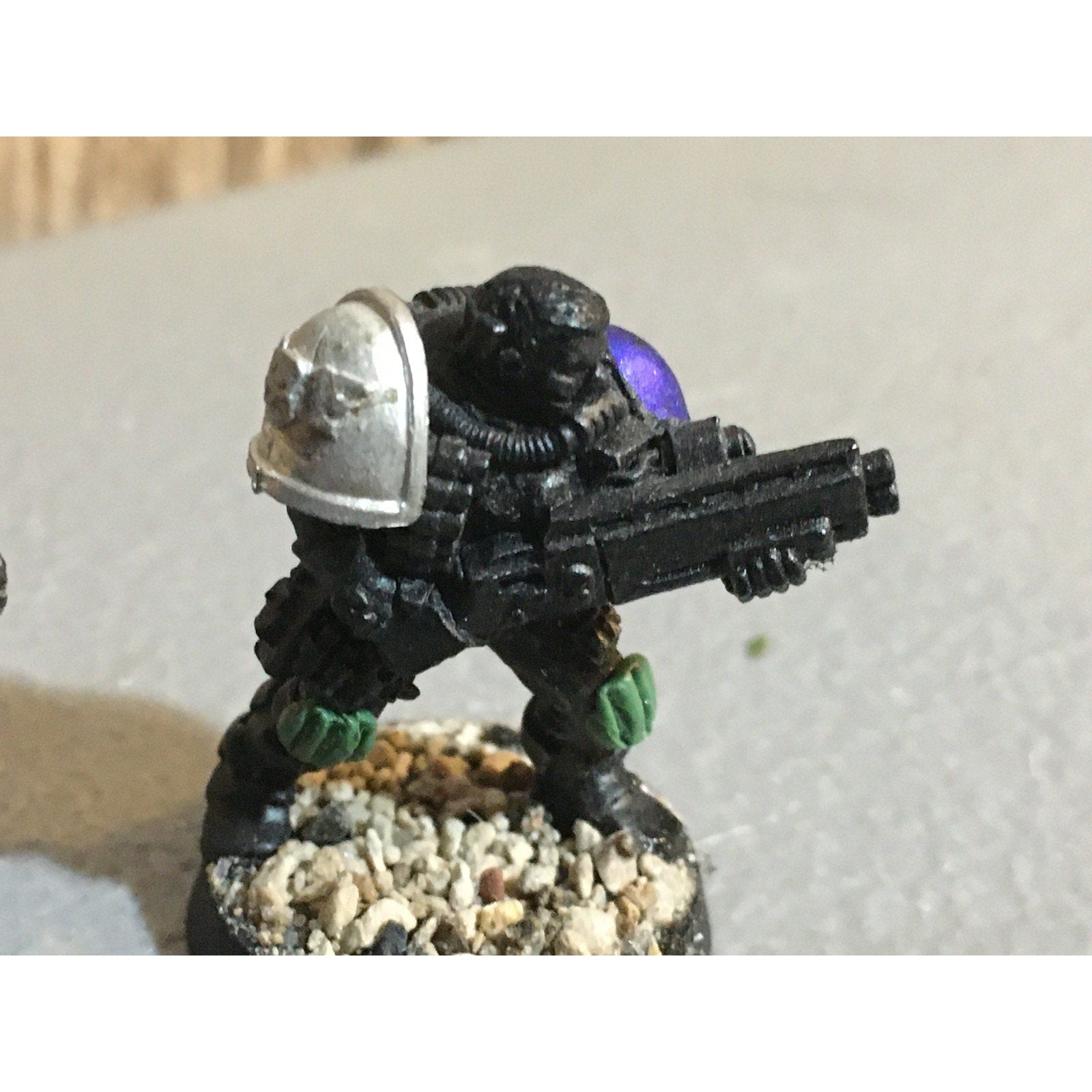 A33812 WARHAMMER 40K SPACE MARINES METAL SCOUT SHOTGUN 2 PK GW GAMES WORKSHOP