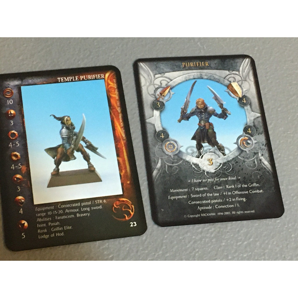 A32711 RACKHAM CONFRONTATION GRIFFINS TEMPLARS OF HOD METAL TABLETOP