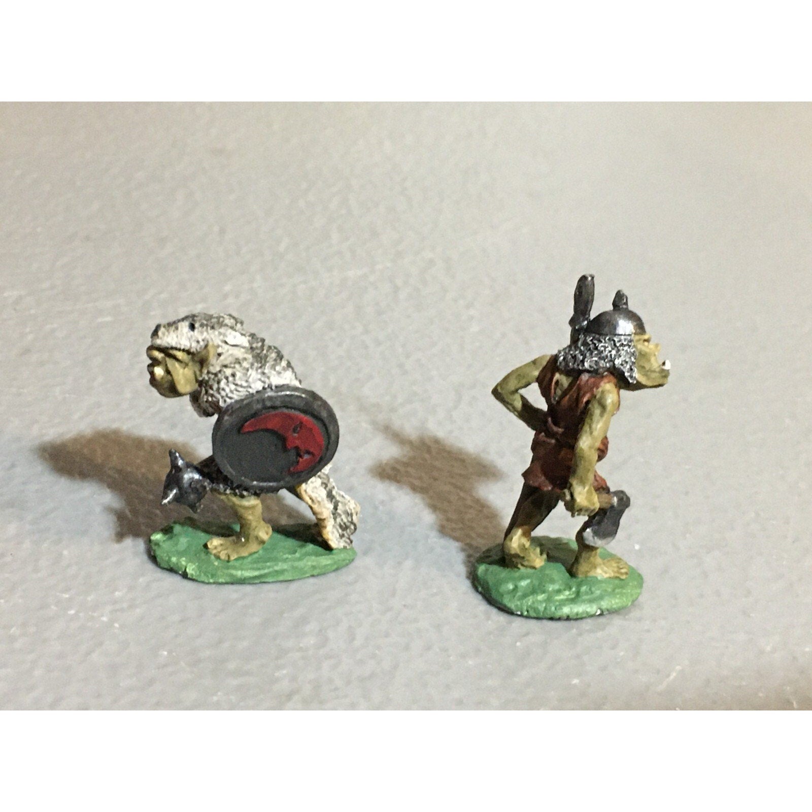 A9798 CITADEL PRE SLOTTA METAL RARE OOP ORCS ARMOURED & AXE SPEAR