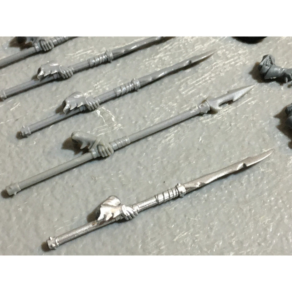 A23450 WARHAMMER FANTASY DARK ELVES BITS LOT ARMS SPEARS SWORDS GAMES WORKSHOP