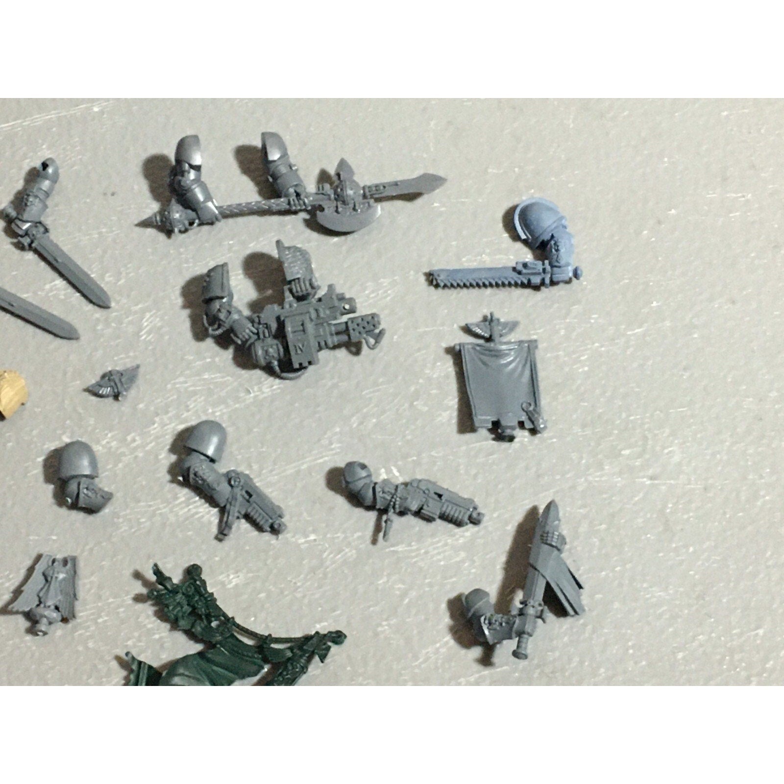 A22272 WARHAMMER 40K SPACE MARINES DARK ANGELS BITS LOT MIXED GAMES WORKSHOP GW