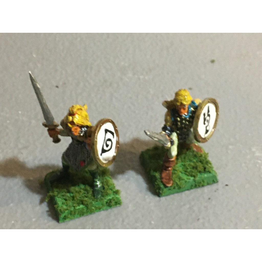 A18759 WARHAMMER FANTASY MARAUDER METAL WOOD ELVES WARRIORS 2 PK GW