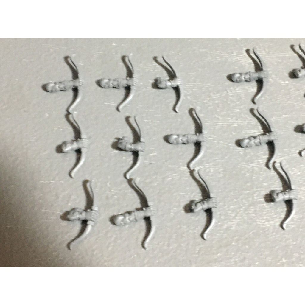 A22633 WARHAMMER FANTASY ORCS & GOBLINS BITS LOT GOBLIN ARCHER BOWS GW OLD WORLD