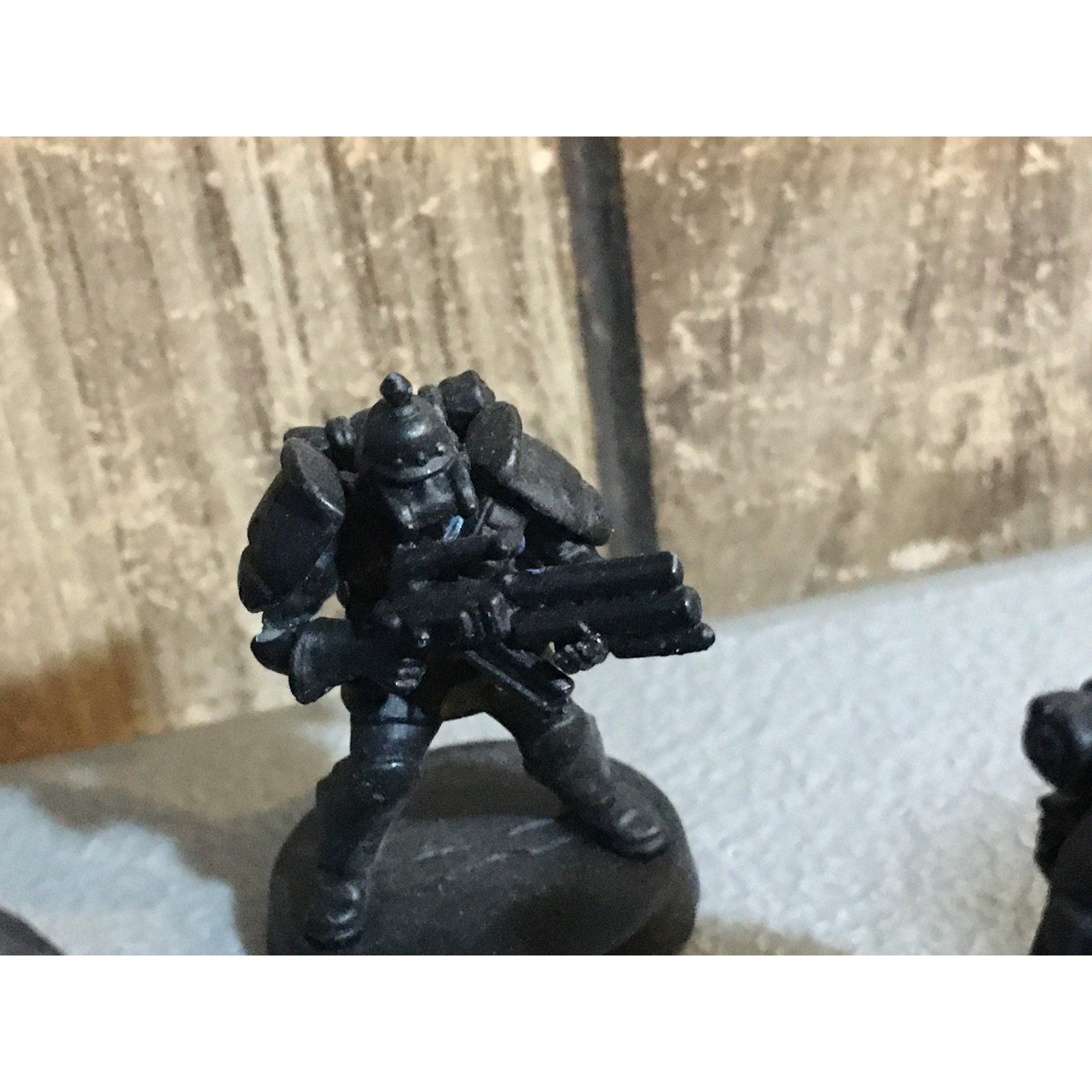 A30059 UNKNOWN TABLE TOP SCI-FI POWER ARMOR SOLDIERS 10 PK WAR GAMES