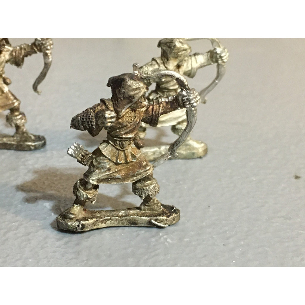 A24874 UNKNOWN METAL MINIATURES TABLETOP WARGAMES 4 PK HUMAN ARCHERS
