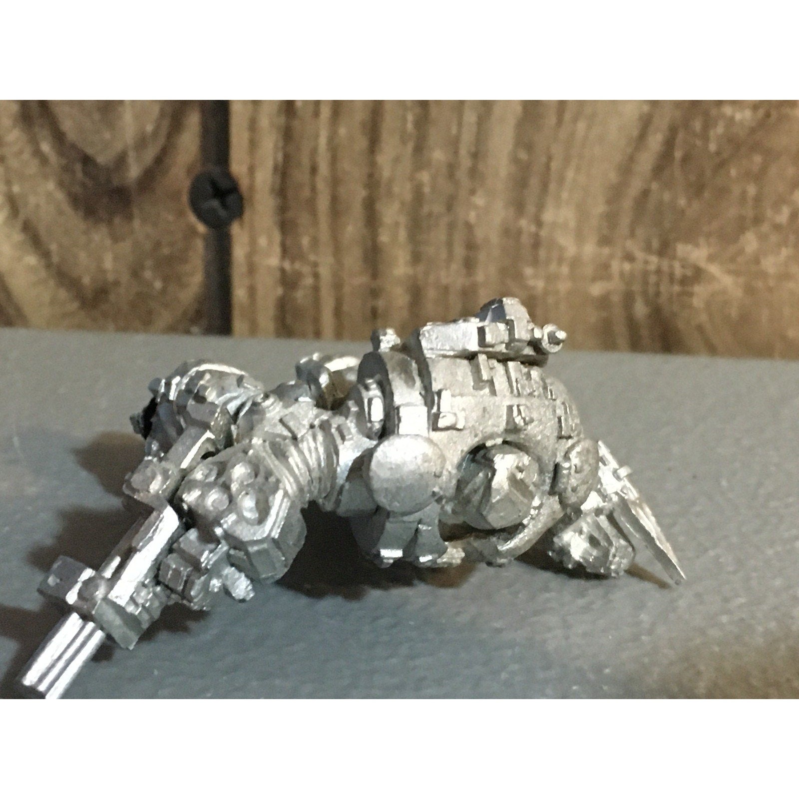 A30058 UNKNOWN METAL TABLE TOP SCI-FI POWER SUIT ARMOR SOLDIER WAR GAMES METAL