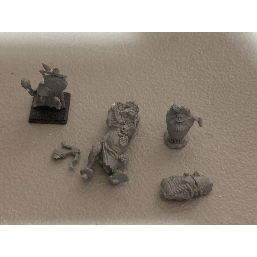 A23315 WARHAMMER FANTASY AOS ORCS GOBLINS SKULL PASS BITS LOT INCOMPLETE TROLL