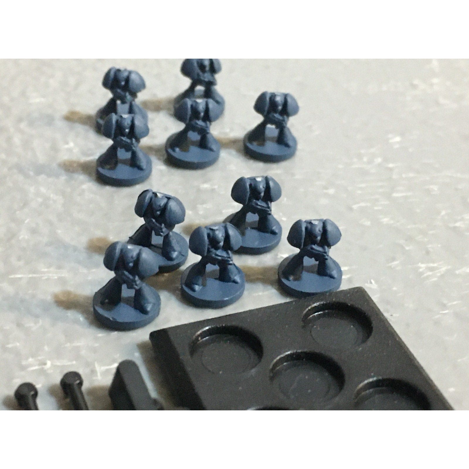 A25124 WARHAMMER 40K EPIC SPACE MARINES TACTICAL 10 STANDS GW