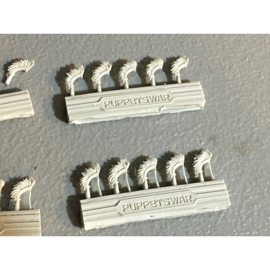 A32537 PUPPETSWAR MINIATURES PLASTIC FANTASY PRAETORIAN CRESTS BITS PACK LOT
