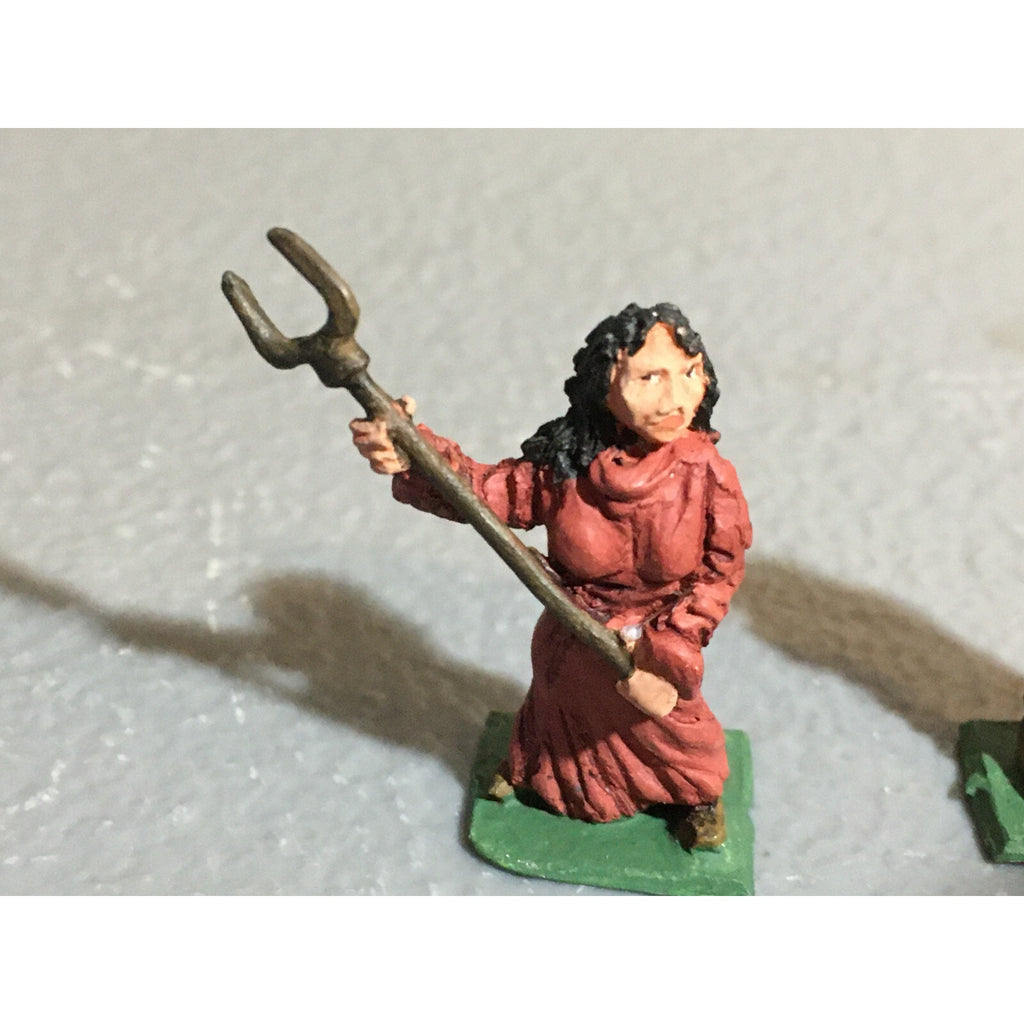 A10175 CITADEL PRE SLOTTA METAL RARE OOP HUMAN FARMERS PEASANTS 2 PK PAINTED