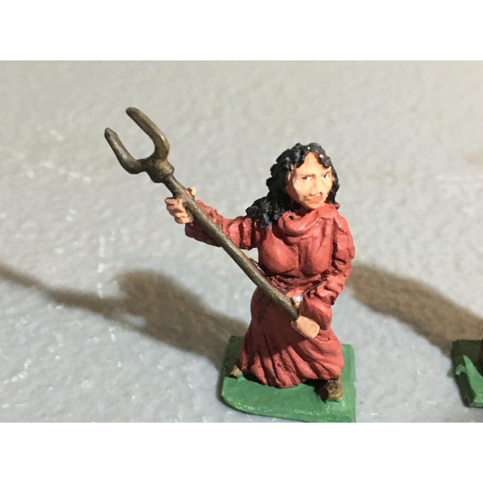 A10175 CITADEL PRE SLOTTA METAL RARE OOP HUMAN FARMERS PEASANTS 2 PK PAINTED