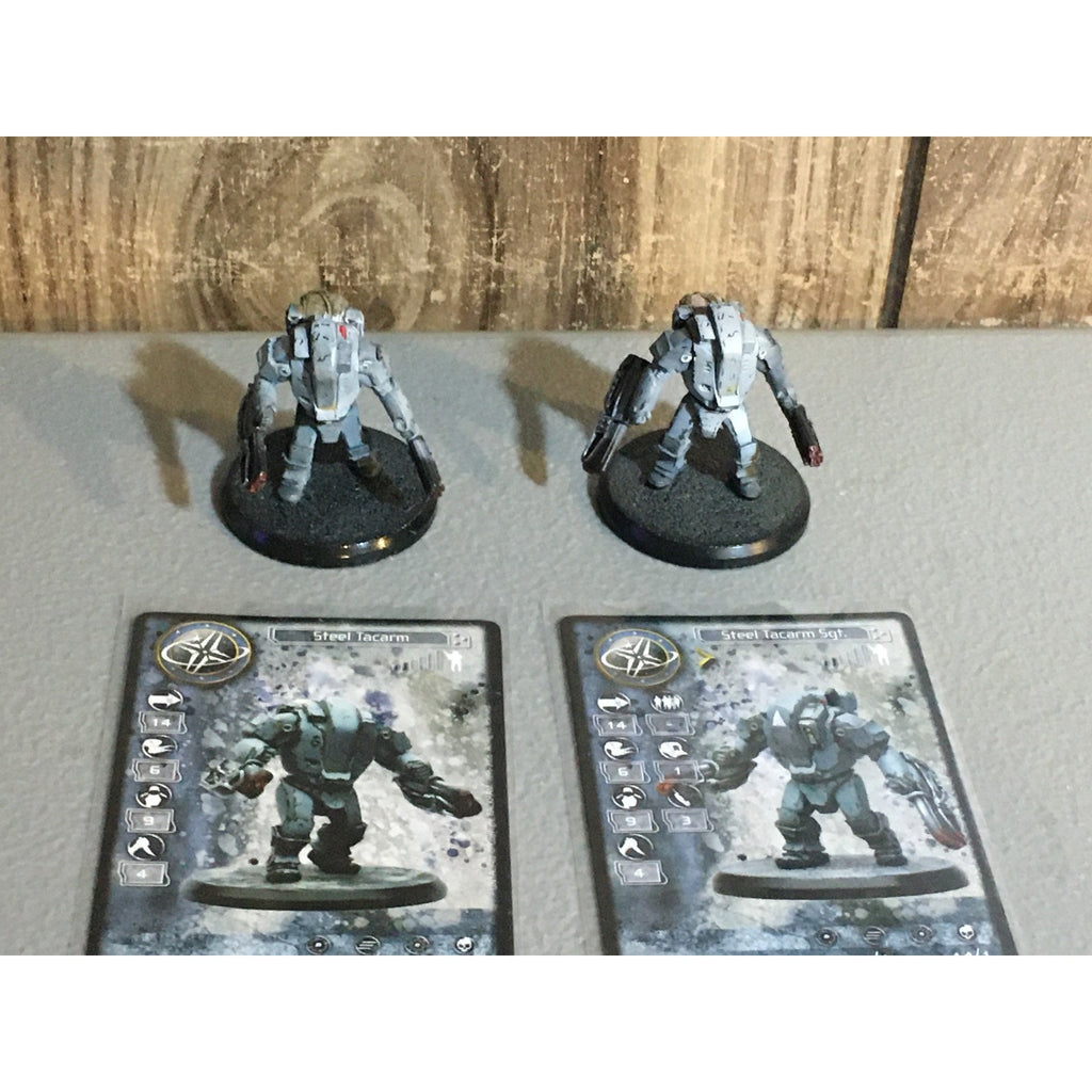 A33510 RACKHAM AT-43 UNA STEEL TACARM 2 PK MINIATURES W CARDS
