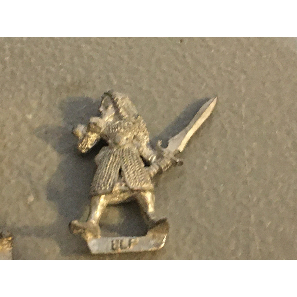 A33783 WARHAMMER CITADEL FANTASY WOOD ELVES METAL 1987 2 PK SWORD GW