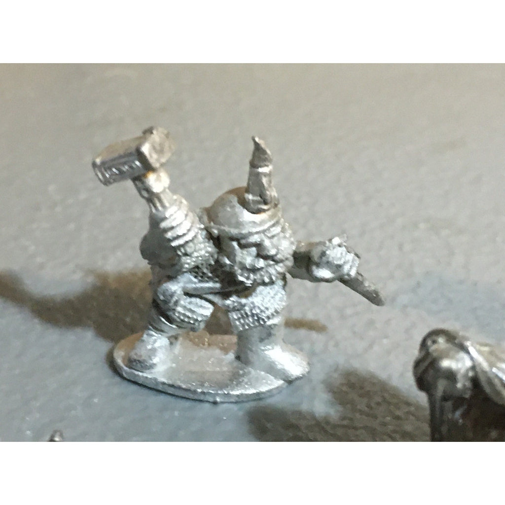 A32707 ALTERNATIVE ARMIES METAL MINIATURES DWARVES DH7 DWARF CAVERN FIGHTERS 4/5