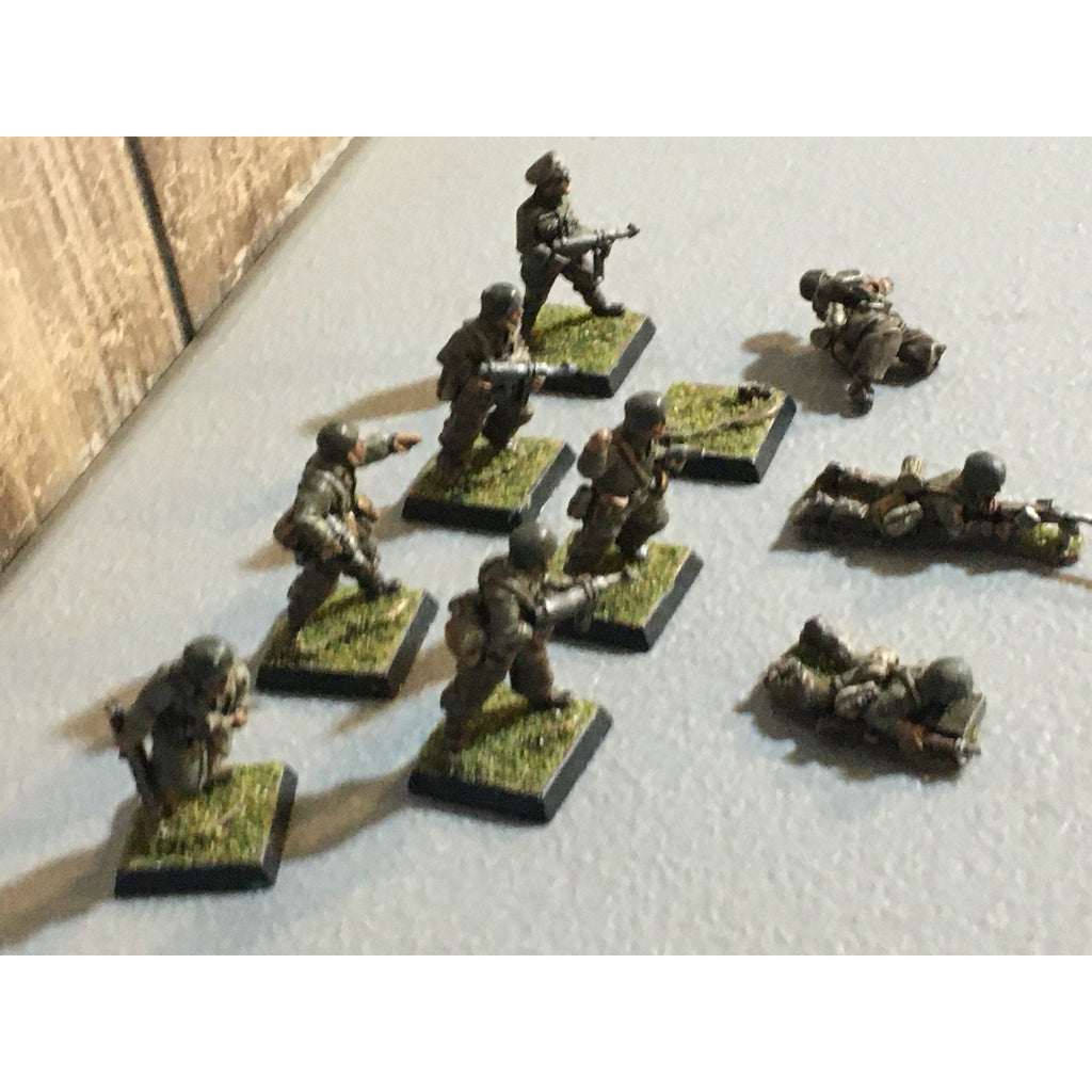 A30867 UNKNOWN METAL MINIATURES SOLDIERS INFANTRY WWII? WWI? TABLE TOP WAR GAMES