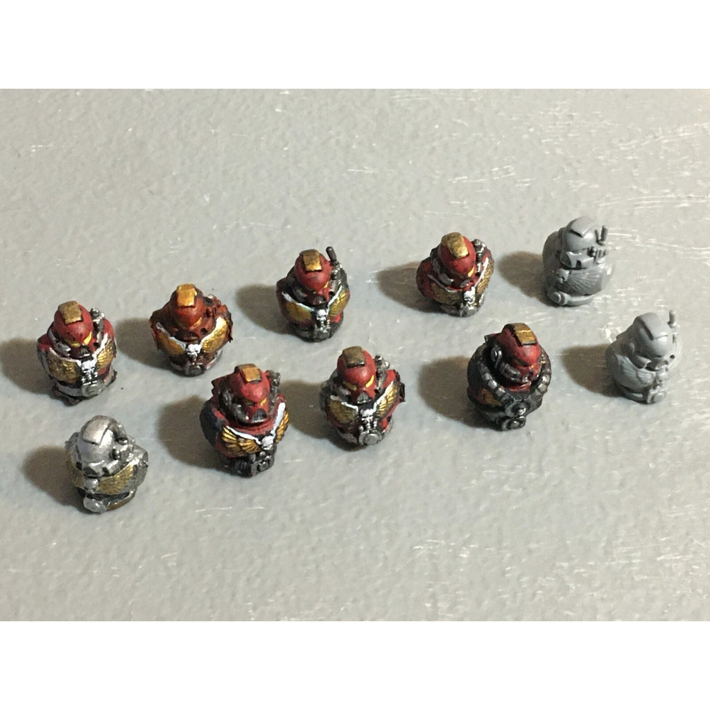 A23086 WARHAMMER 40K SPACE MARINES BITS LOT HEADS TORSOS GAMES WORKSHOP GW