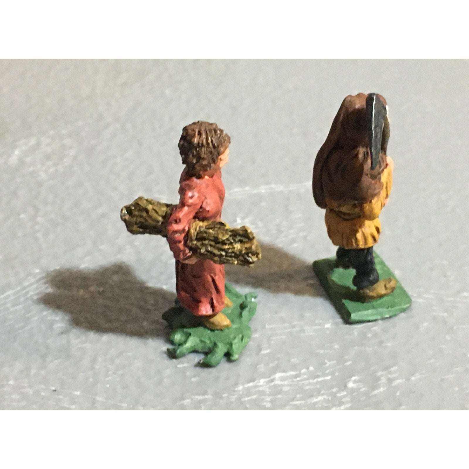 A10185 CITADEL PRE SLOTTA METAL RARE OOP HUMAN FARMERS PEASANTS 2 PK PAINTED