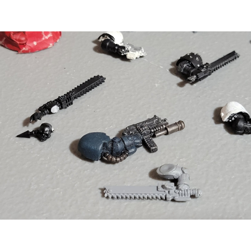 A19115 WARHAMMER 40K SPACE MARINES LOT CAPTAIN BIKE NARTHECIUM ASSAULT