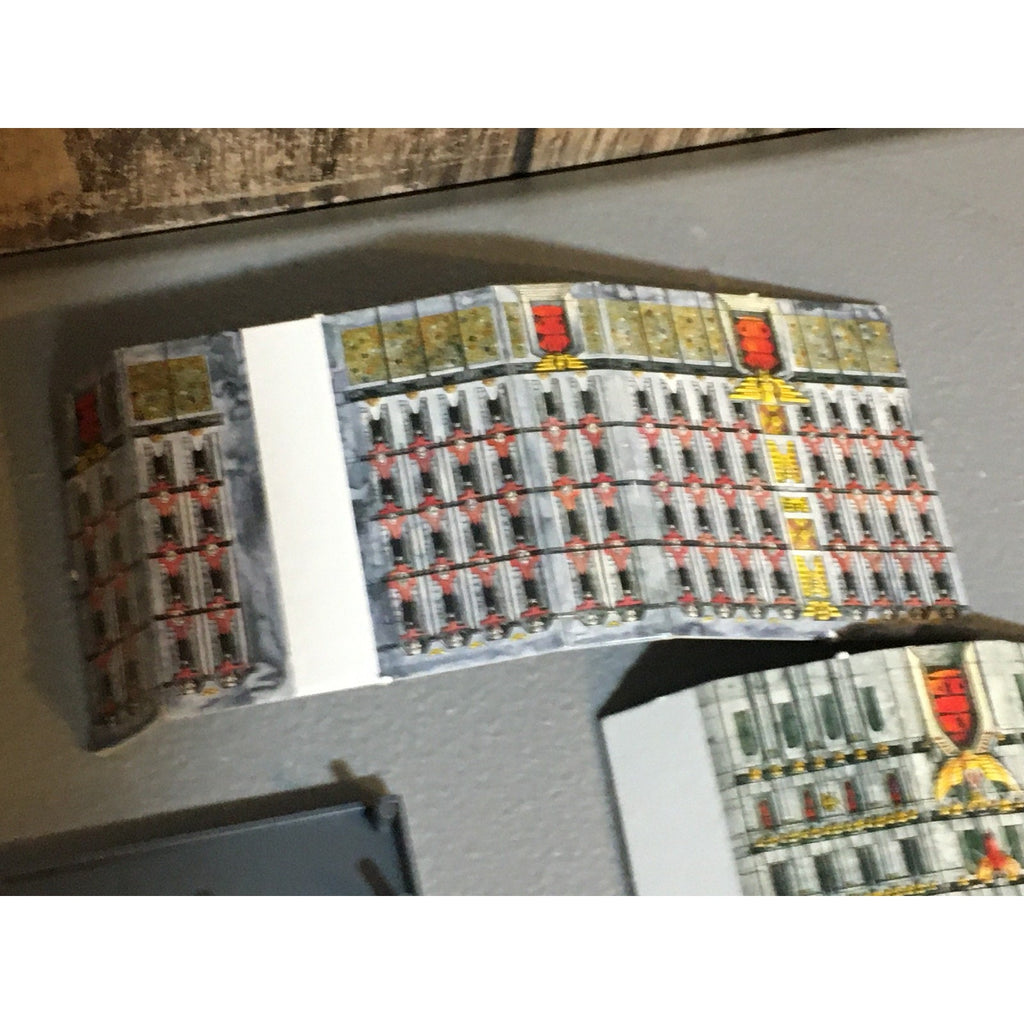 A31678 WARHAMMER EPIC 40K TERRAIN BUILDINGS PLASTIC & CARDSTOCK 4 PK