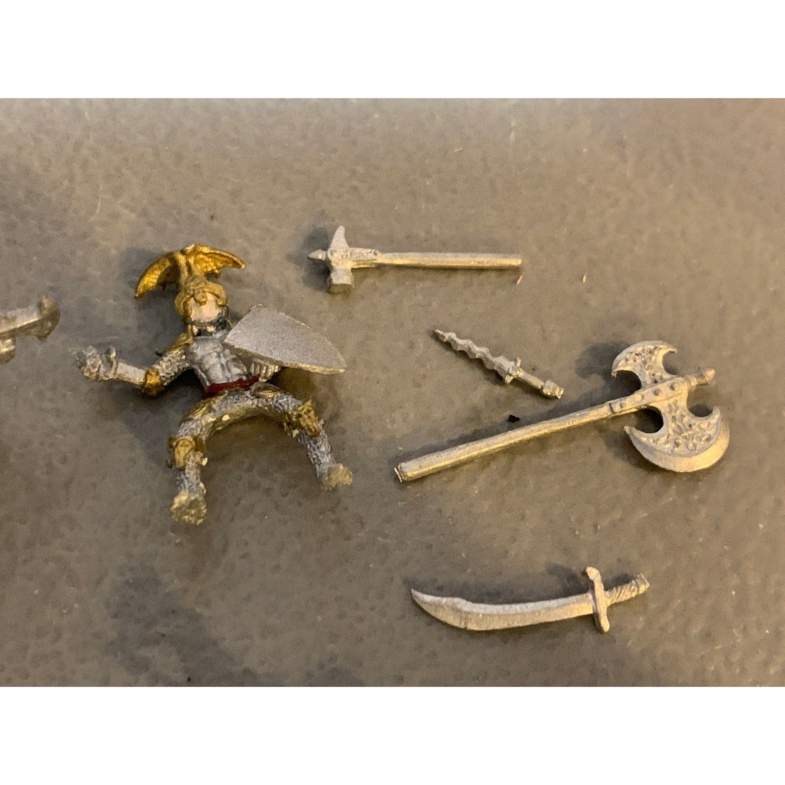 A29183 RAL PARTHA WARRIORS LOT WIZARD DWARF FEMALE KNIGHT METAL MINIATURES