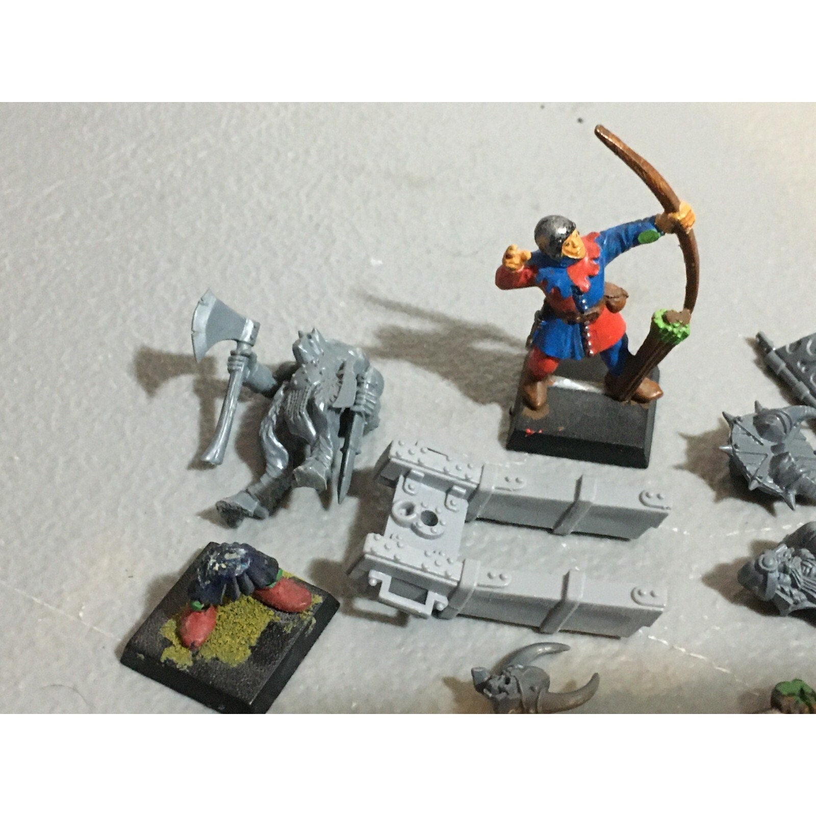 A20140 WARHAMMER AOS FANTASY BITS LOT ORCS EMPIRE CHAOS LIZARDMEN OGRE