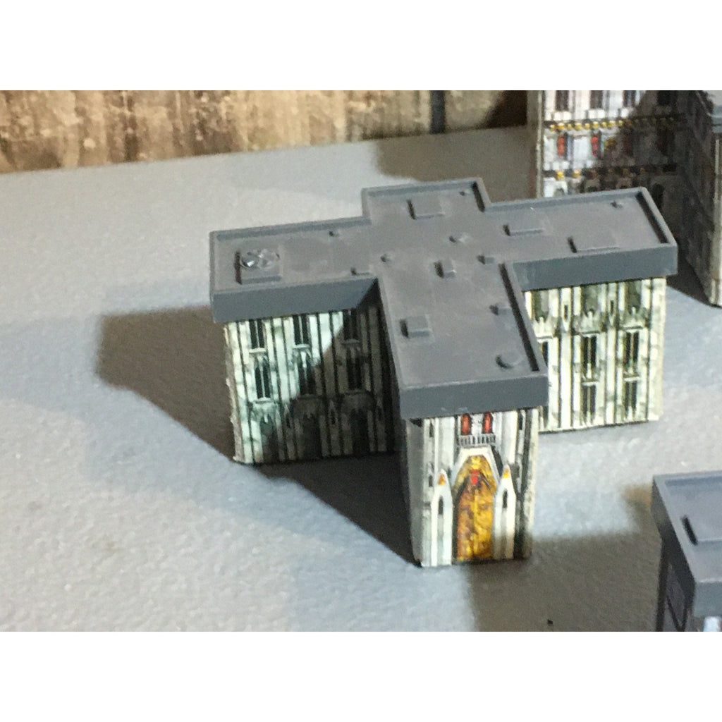 A31677 WARHAMMER EPIC 40K TERRAIN BUILDINGS PLASTIC & CARDSTOCK 8 PK