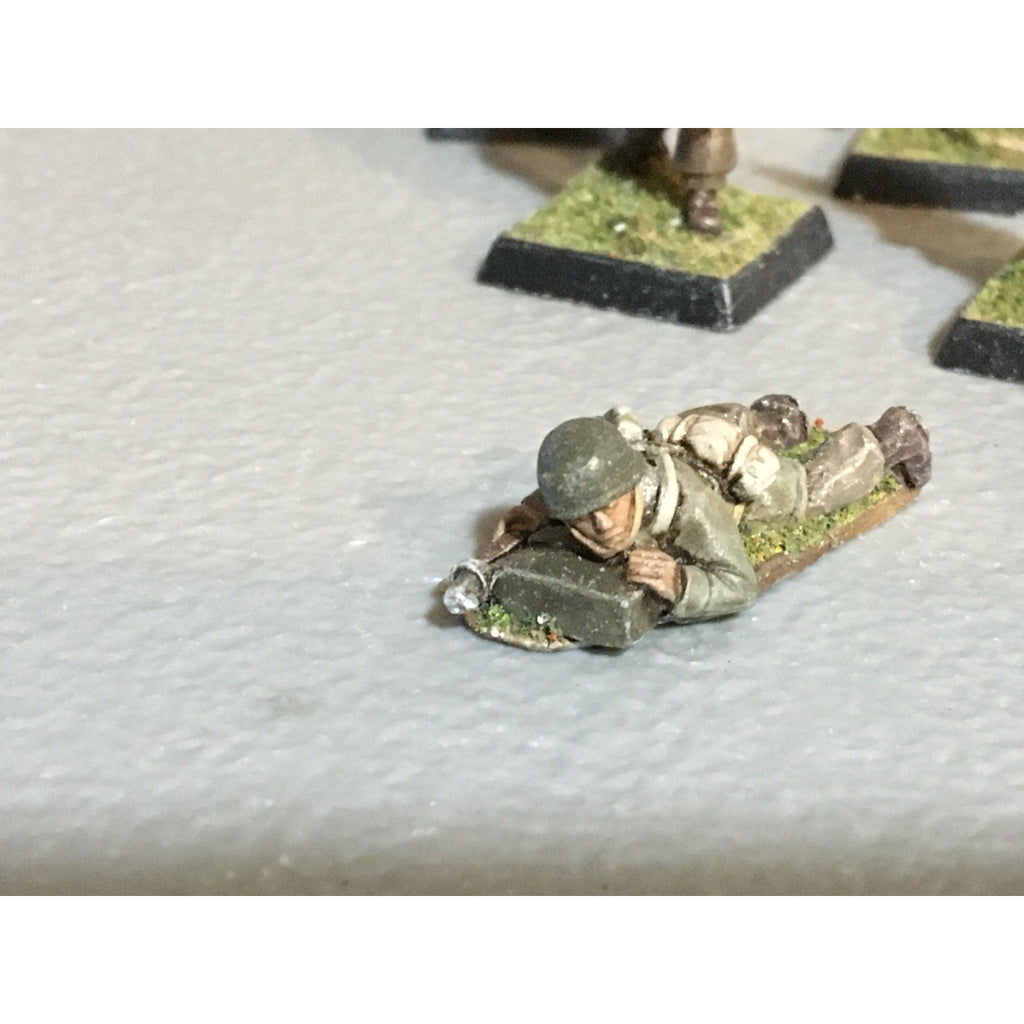 A30867 UNKNOWN METAL MINIATURES SOLDIERS INFANTRY WWII? WWI? TABLE TOP WAR GAMES