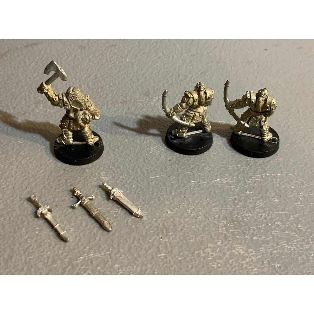 A31644 CHRONOPIA TARGET HHG METAL FIRSTBORN LONGBOWMEN LEADER + 2 & ALT SWORDS